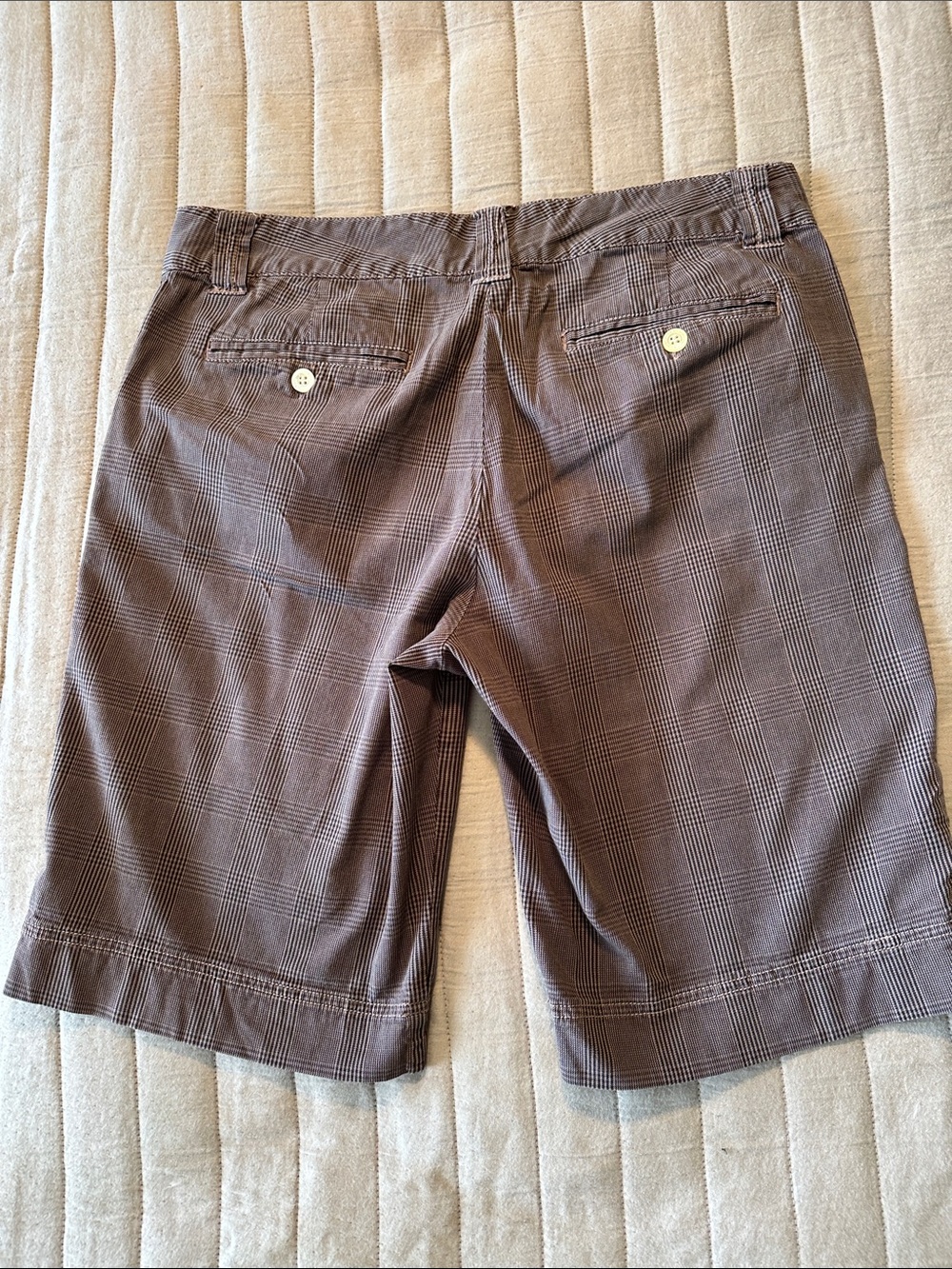 Calvin Klein Jeans Plaid Bermuda Shorts